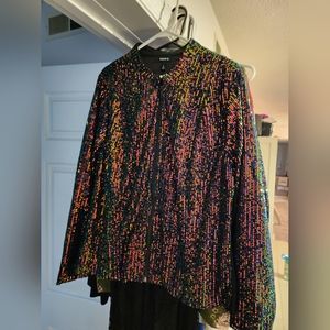 Torrid size 3 sequin bomber